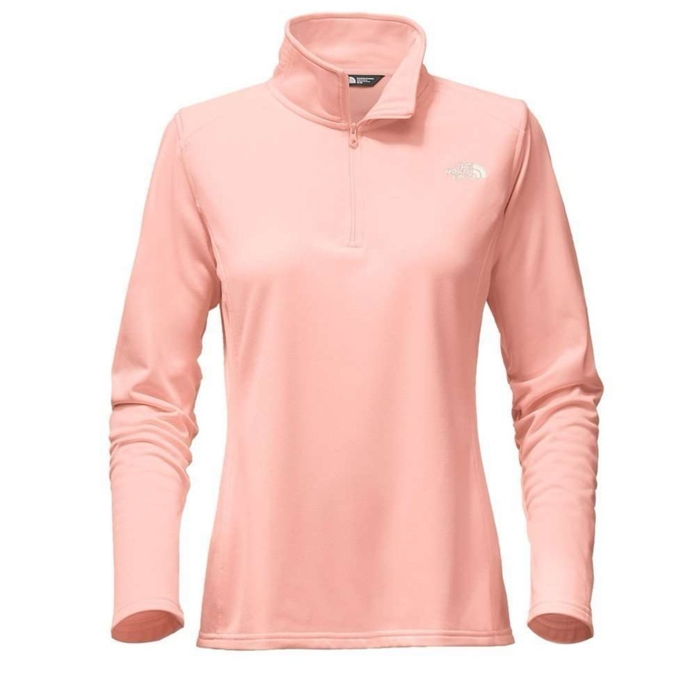 The North Face Women's Half-Zip Pullover Top in Light Pink